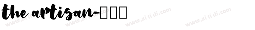 the artisan字体转换